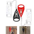 BRAND Serrure de porte portable,verrouillage de voyage,Ajout d'Un Verrou Supplémentaire,pour les voyages,hôtel,maison,lécole,2pcs