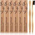 STILLCOOL SuperLove® 2PCS Brosse à dents en bambou doux aux poils en nylon noir de BPA écologiste