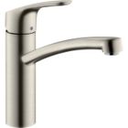 hansgrohe Mitigeur de cuisine Focus M41 160 1 jet, Aspect acier inox, 31806800