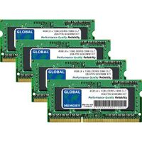 4Go (4 x 1Go) DDR3 1066MHz PC3-8500 204-PIN SODIMM MÉMOIRE KIT POUR INTEL IMAC (MI-2010)