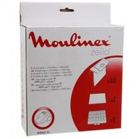 Sacs aspirateur zelio par 10 + filtres pour Aspirateur Moulinex