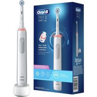 Oral-B Pro 3000 Brosse A Dents Electrique Rechargeable Avec 1 Manche Capteur De Pression Et 1 Brossette Sensitive Clean, Tech