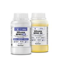 Caoutchouc de silicone liquide 1:1 pour moulage R PRO 30, non toxique, Haute qualité, 100% sûr, Doux et résistant (500 gr)