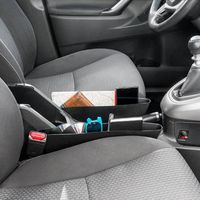 SHOP-STORY - Organisateurs de voiture - Pack de 2 pochettes de rangement entre siège et console