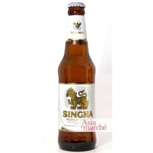 BIERE Bière Thaïlandaise Singha 33cl bouteille (5°)