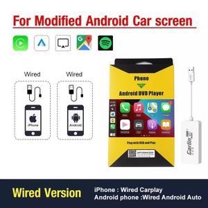 Adaptateur sans fil Android Auto Plug and Play filaire vers sans fil pour Android  Auto 2.4G&5G WiFi Auto Pairing OTA Upgrade - Cdiscount Informatique