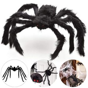 Chevelu araignée géante 50 cm Halloween Horreur Décoration