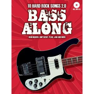 PARTITION Bass Along - 10 Hard Rock Songs 2.0, Recueil + CD Guitare basse édité par Bosworth Edition