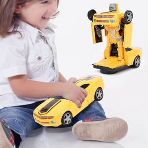 VOITURE ELECTRIQUE ENFANT ESTINK Voiture à Transformation Robot Enfant Jouet