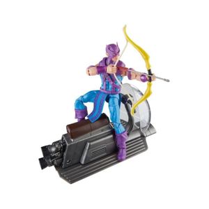 FIGURINE - PERSONNAGE Hasbro - Avengers Marvel Legends - Figurine Hawkeye with Sky-Cycle 15 cm