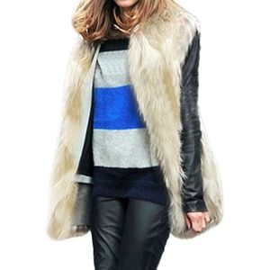 Manteau Blanc Fausse Fourrure Femme Cdiscount