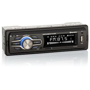 AUTORADIO Autoradio Numérique AM /FM, Mains Libres Bluetooth USB, Lecteur de carte TF, MP3 Roadstar RU-375BT  Noir 32829