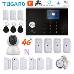KIT ALARME RUMOCOVO® Tugard – Kit système d'alarme de sécurité domestique Tuya, wi-fi 3G-4G, 433MHz, contrôle par applications version 7