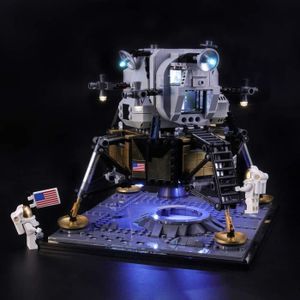ASSEMBLAGE CONSTRUCTION Kit De Led Pour Lego Apollo 11 Lunar,Compatible Av