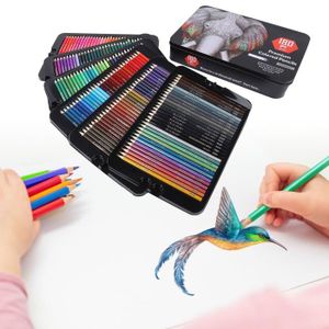 Laconile Crayon de Couleurs Professionnel 180 de Qualité Supérieure - Idéal  pour les livres de coloriage pour adultes, les étudiants ou les enfants 