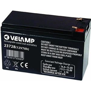 BATTERIE MACHINE OUTIL Batterie au Plomb VELAMP 12V 7AH - Rechargeable et