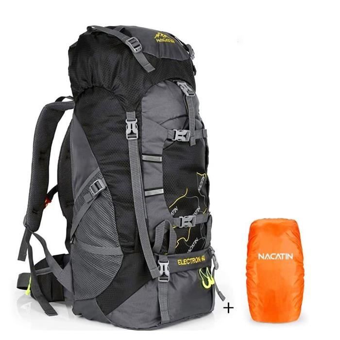 50L sac d'alpinisme sac à dos de sport de plein air sac à dos étanche sac à  dos de randonnée camping escalade sac à dos voyage trekking sac à dos