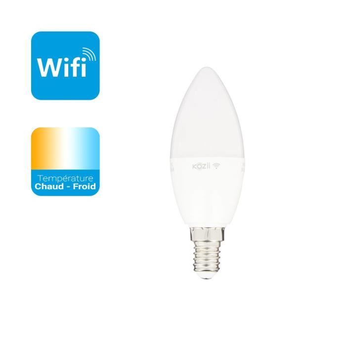 Ampoule connectée LED AddZ format E14 Blanc et couleur