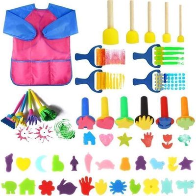 20 Pcs Eponge Peinture Pinceau en Mousse Eponge Peinture Ronde pour