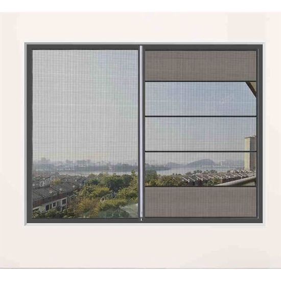 AIDUCHO Moustiquaire Pour Fenêtre, Moustiquaire À Fenêtre Magnétique, Moustiquaire Anti-Insectes