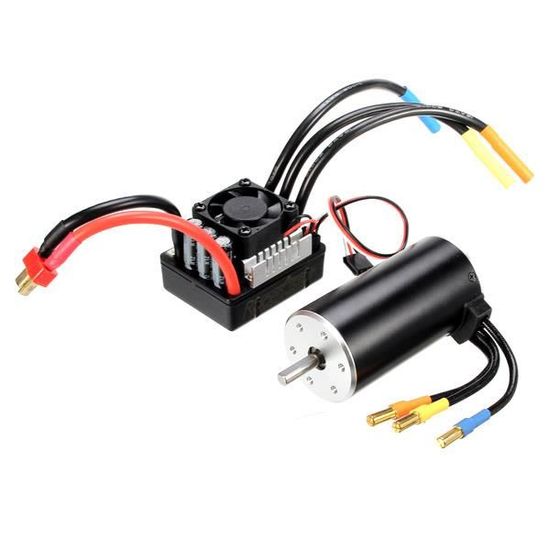 SURPASS-Contrôleur de Vitesse ESC Étanche BBY 60A 45A 35A, Prise T 2-3S pour Moteur Sans Balais, 1/10 1/12 1/14 1/16 RC, Accessoires de Voiture  26