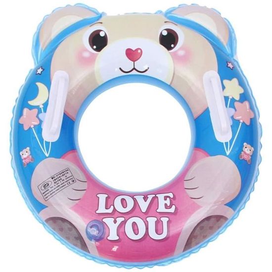 Bouée Baleine Gonflable Pour Enfants - Anneau De Natation PVC 70cm, Jouet D'été Pour Piscine Et Plage