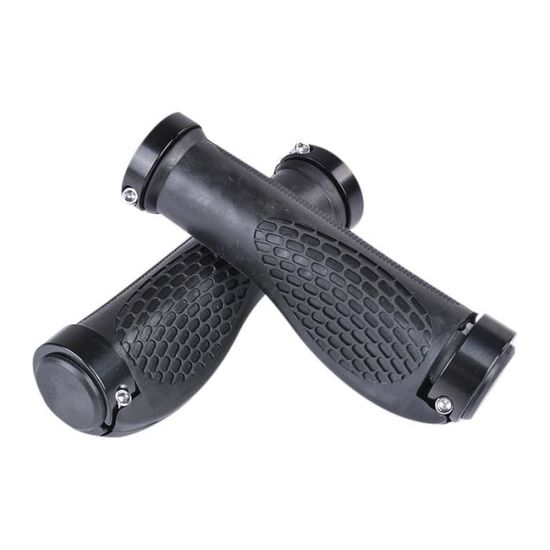 Poignées vélo Grey's noires - Pièces équipement vélo
