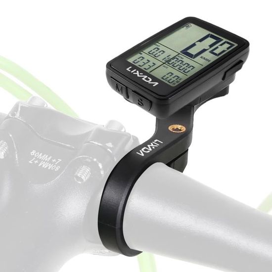 Compteur de Vélo, Ordinateur de Vélo sans Fil Étanche Compteur de