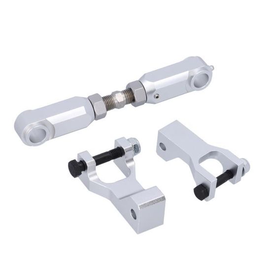 Kit De Conversion/abaissement Pour Amortisseur Arrière Quad - Compatible KFX, TRX, 90cc, Universel, Acier Noir