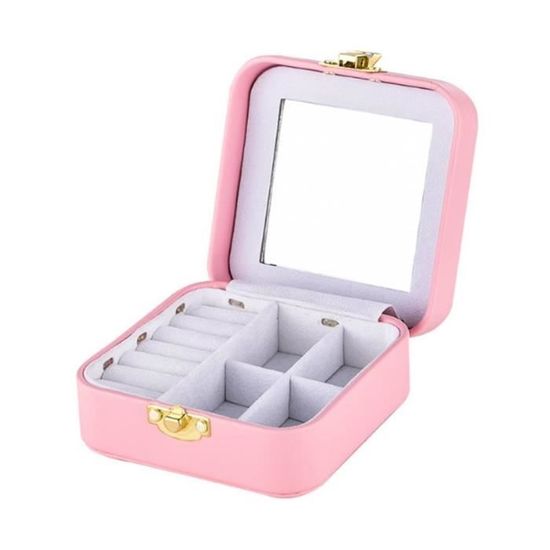 Boite de rangement GENERIQUE Boucle d'oreille Affichage Bijoux Bague Boîte de rangement Organisateur Case Flanelle Plateau Porte-cadeau Kiliaadk674