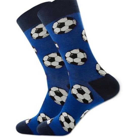 Chaussettes,Chaussettes Tubulaires En Coton Pour Hommes Et Femmes, - Type ZQ033-BLUE Blanc