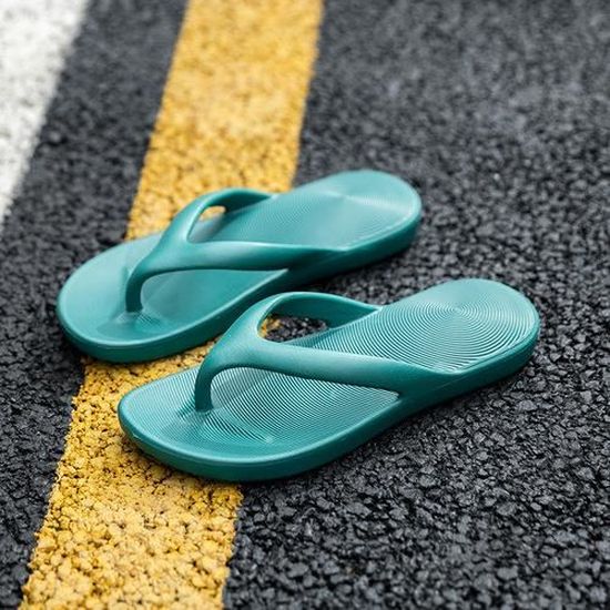 Tongs Moulées Amusantes - Empreinte De Pied - Séchage Rapide - Pour Homme Et Femme - Idéales Plage, Piscine, Maison