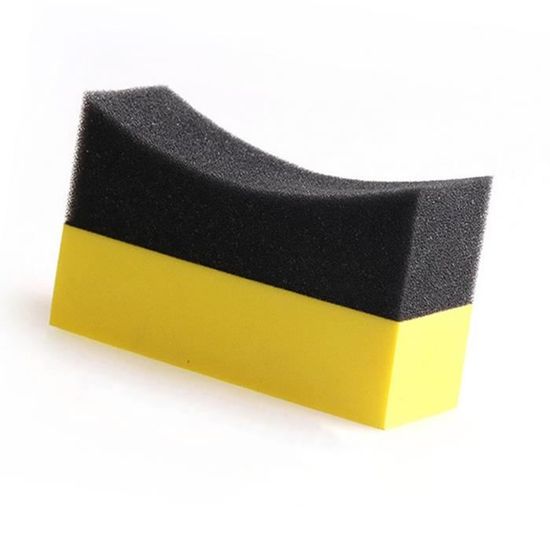 Lot de 36 Tampons Applicateurs de Produit pour Pneus Éponge de Polissage pour Verre de Voiture Acier Peint