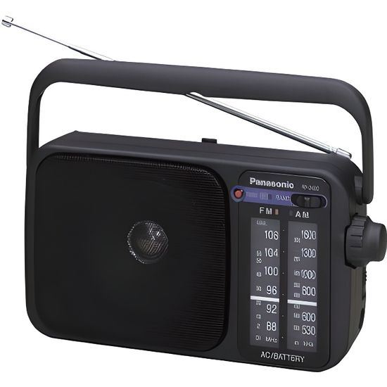 Radio portable - PANASONIC - RF2400 - Analogique - AM/FM - Haut-parleur pleine portée 10 cm