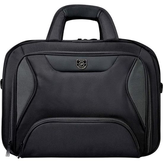 Sacoche Toploading MOBILIS Pour PC Portable 14-16 Pouces - Bandoulière, Compartiment Principal Et Poche Accessoires - Gris Foncé - 7