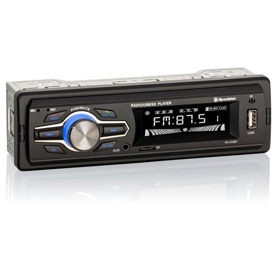 Autoradio 1 DIN Bluetooth 5.0 - Mains Libres, FM, Charge Rapide Type-C, 2 USB, TF, AUX, RCA - Commandes Volant - Lecteur MP3 Stéréo Voiture
