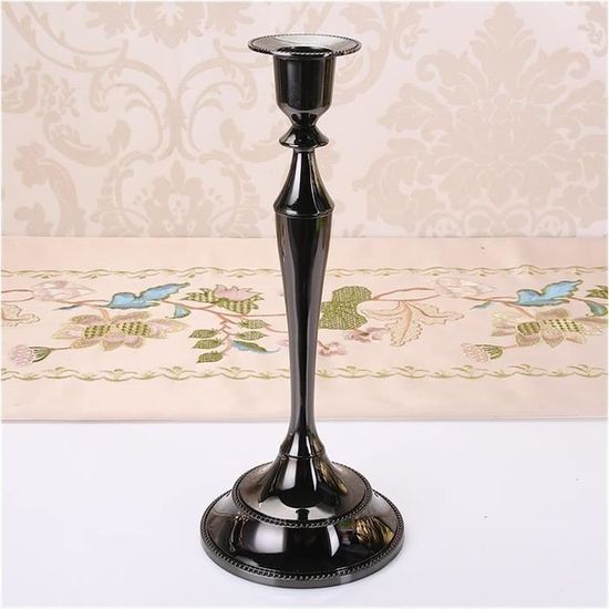 Bougeoirs Coniques Pour Mariage - Couleur Or Et Noir - Décoration De Table élégante - Pour Cérémonie, Fête Ou événement