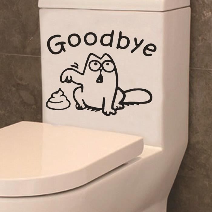 Autocollant Toilette Grenouille Verte - Décor Imperméable Pour Abattant WC, Mur Ou Porte Salle De Bain