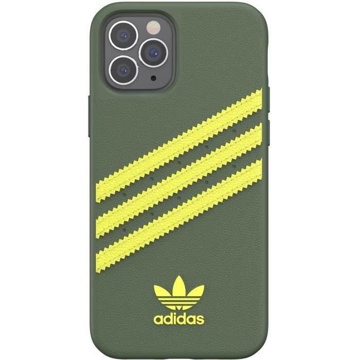 Coque adidas Originals Samba pour iPhone 12 (Pro) - Vert - Jaune Multicolore, Vert, Jaune