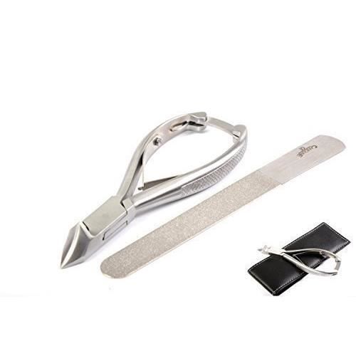 Instruments de pédicurie de pinces de ressort de baril de Toe Nail Cutters Clippers Trimmer de puissance grands et dossier de clou