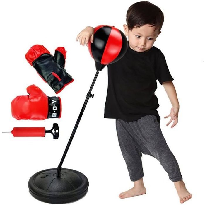 Sport Set de boxe avec sac de boxe Gants - punching ball pour les enfants réglables @haipopda9710