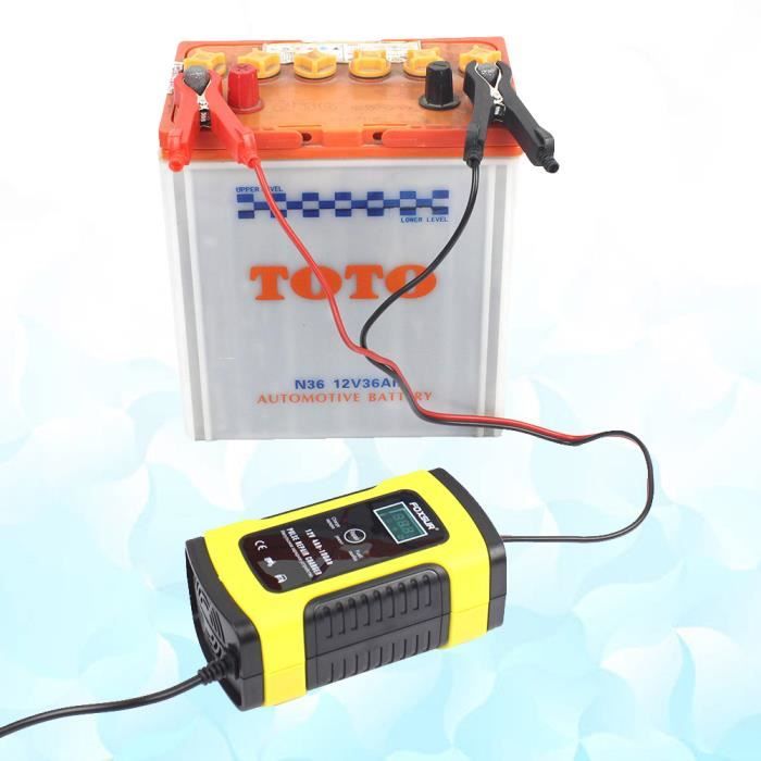 Chargeur de batterie voiture et moto pour écran LCD 12V 5A avec prise UE -15x8.5x6cm