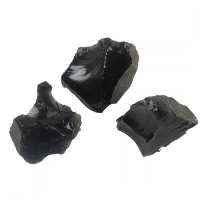 Obsidienne Noire Pierres brutes 90/110g