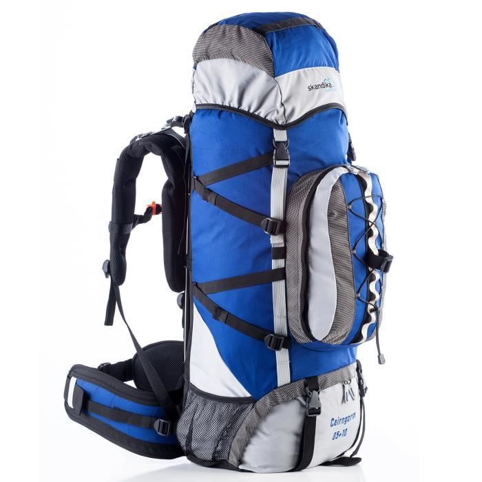SKANDIKA Cairngorm 85+10 Sac à dos trekking randonnée - Bleu