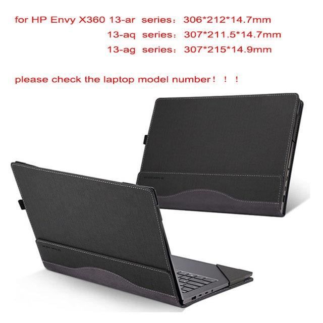 Sacoches & Housses Ordinateur,Housse d'ordinateur portable détachable pour Hp Envy X360 13.3 pouces - Type grey-envy 13-ad series