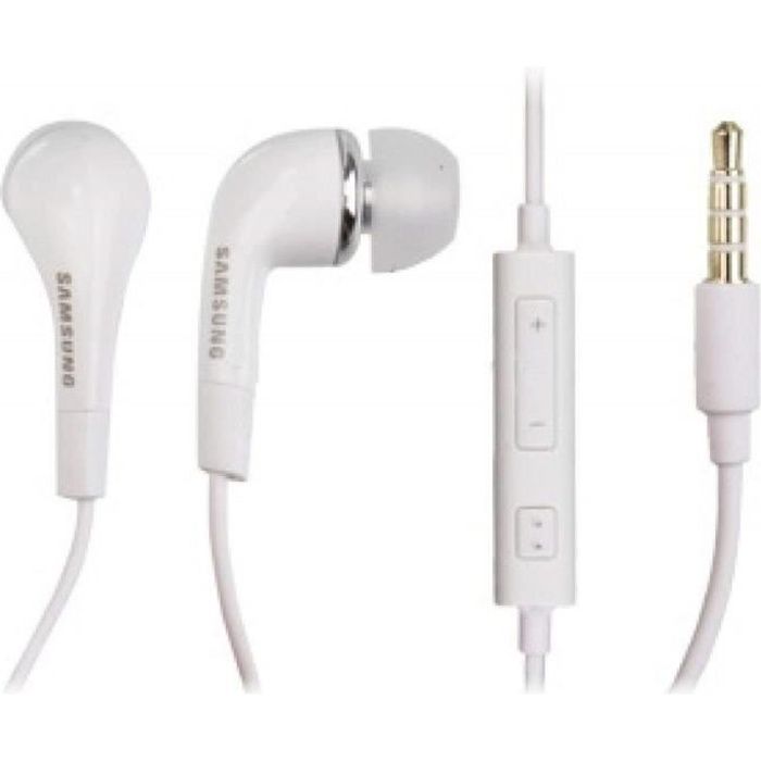 Samsung EHS64 3,5 mm écouteurs intra-auriculaires avec télécommande – Blanc
