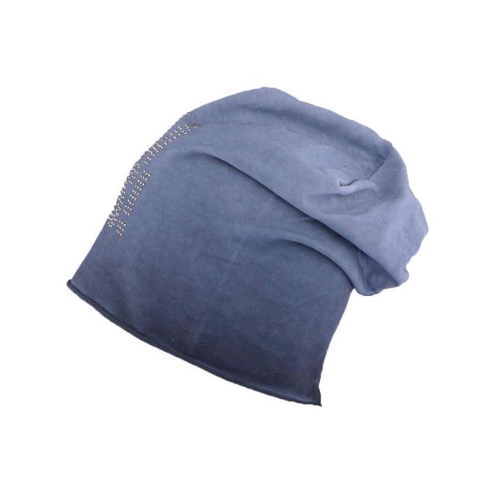 Bonnet long bleu -I'm Boss- collection JBB Couture - Bonnet Homme et femme mode streetwear
