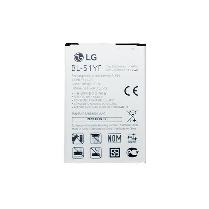 Batterie LG BL-51YF Original G4 H815 Li-ion 3000mAh