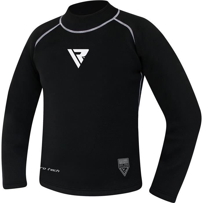 RDX MMA Chemise de Compression Rashguard Debardeur Sport Combat Rash Vest Manche Longue Courte Shirt