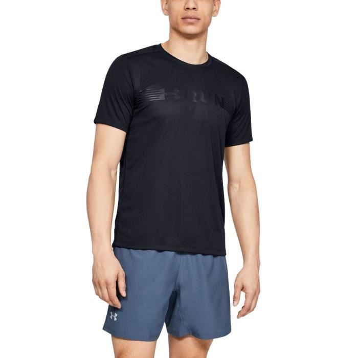 Under Armour Hommes Run Warped T-Shirt